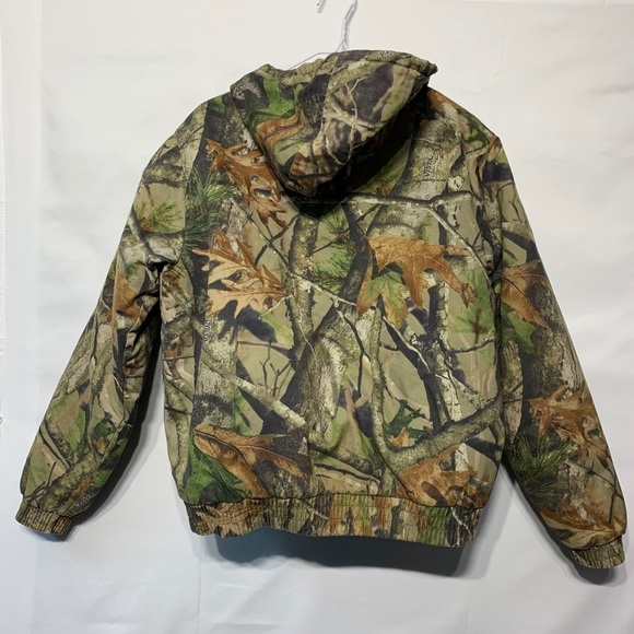 Lodge Outfitters Boys Large Camo Coat - Picture 2 of 3
